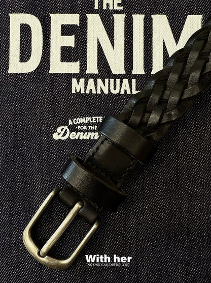 Classic Braided Leather Belt