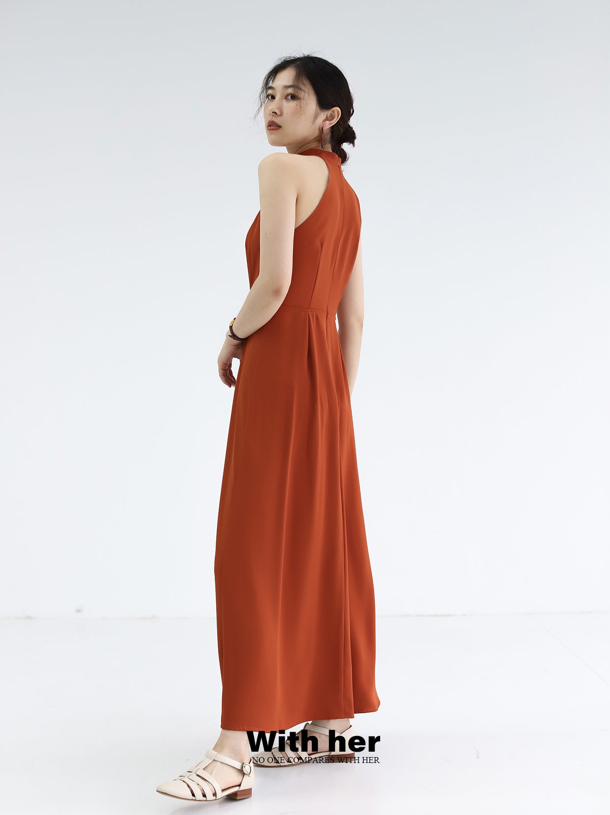 Original Halter neck Midriff Dress