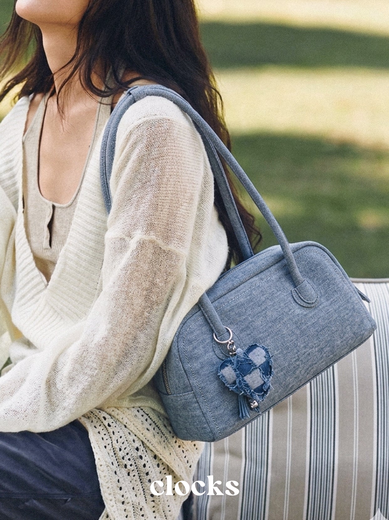 Blue Denim Duffle