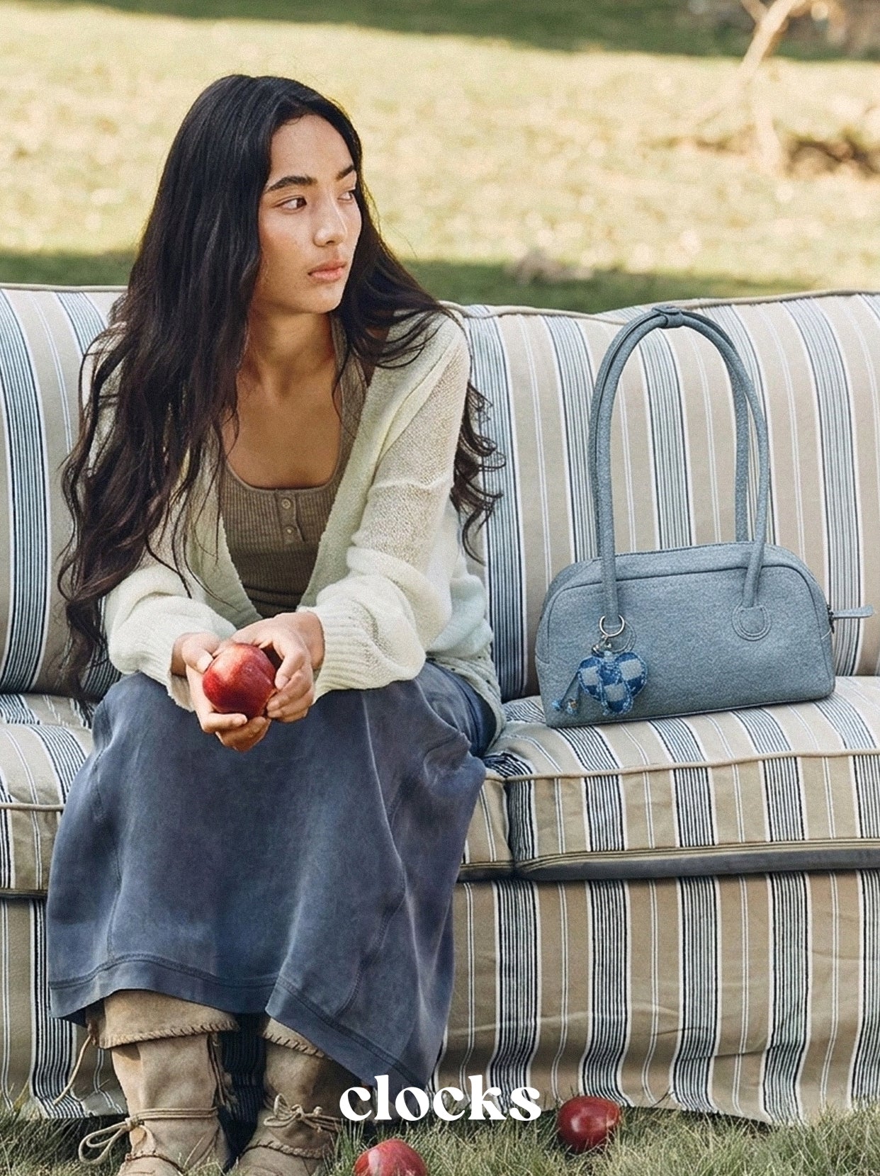 Blue Denim Duffle