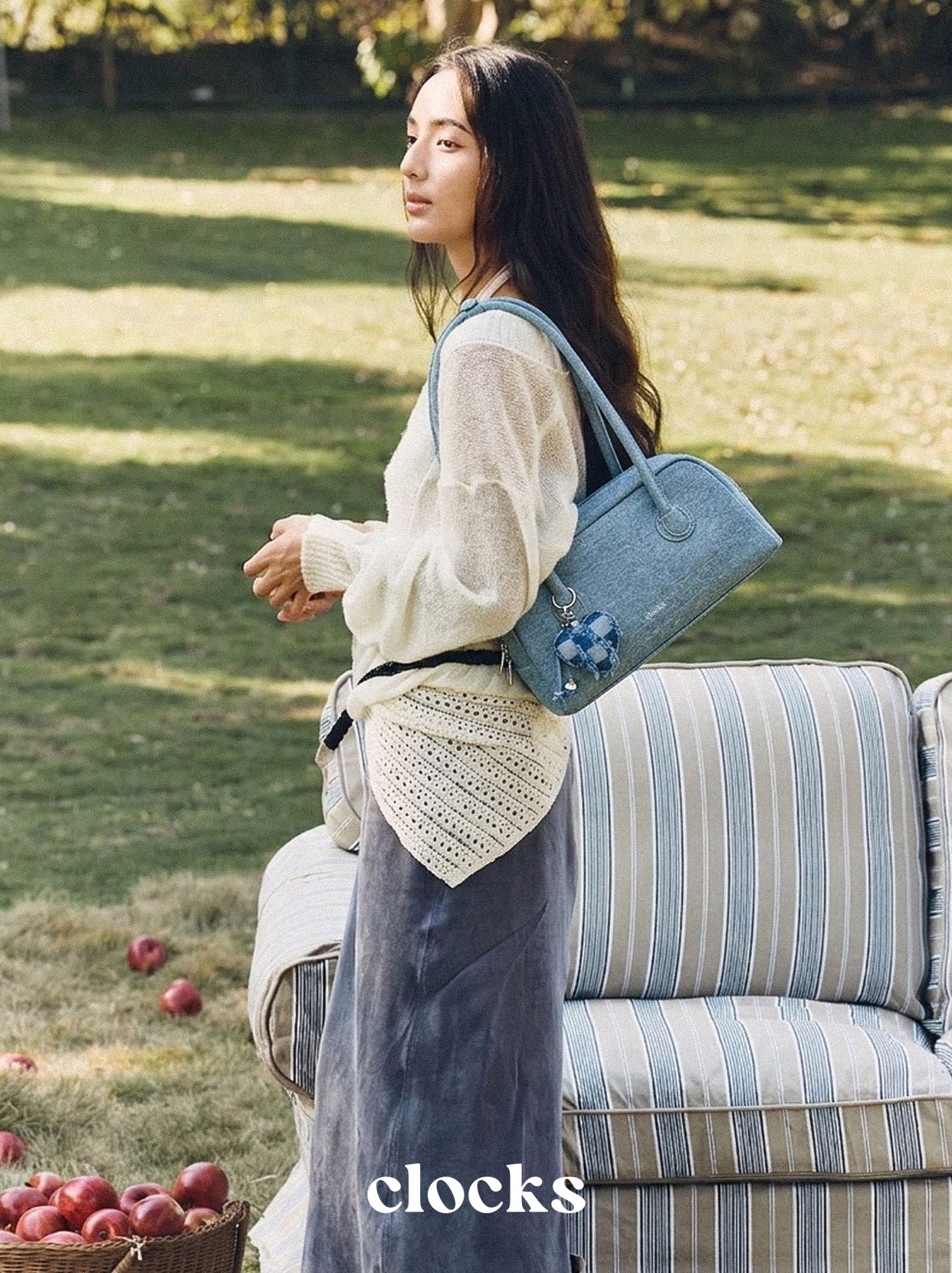Blue Denim Duffle