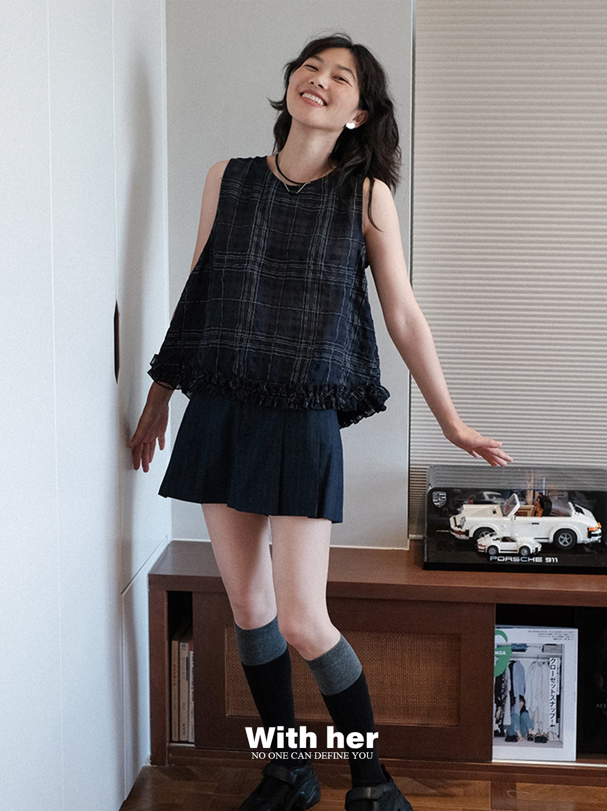 Original Plaid Sleeveless Top