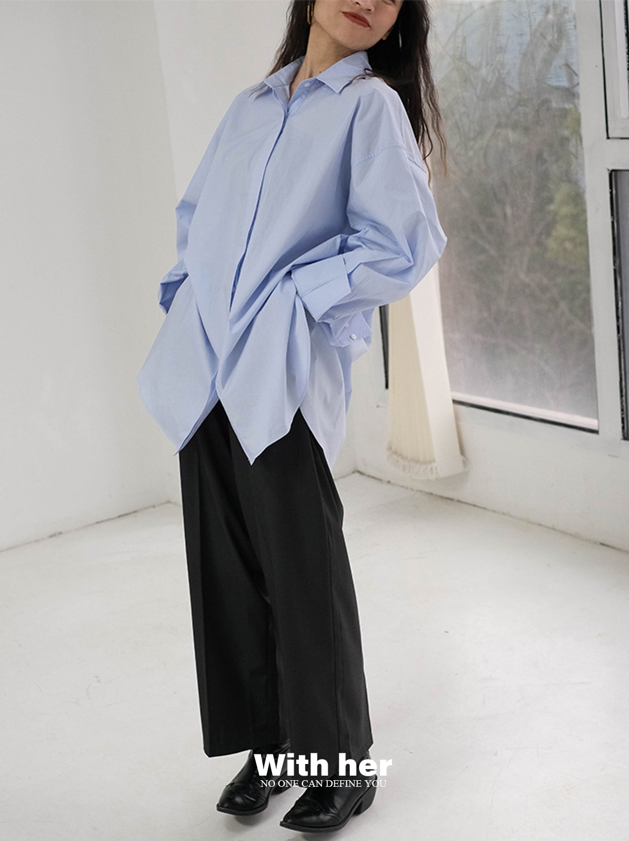 Mizu Blue Blouse