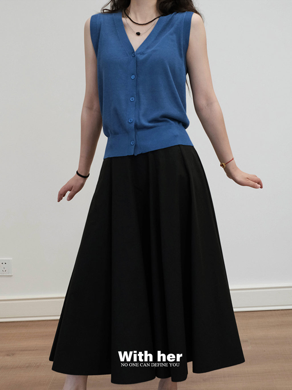 Sleeveless Knit Vest