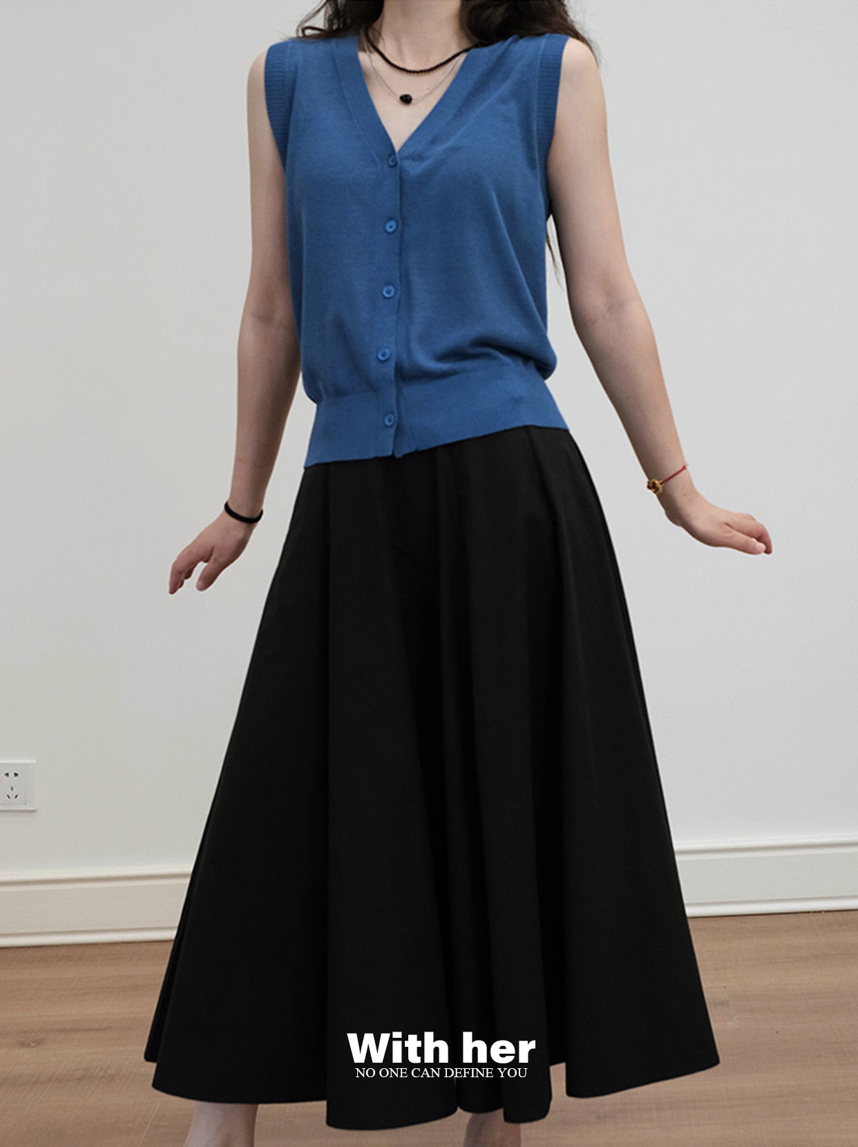 Sleeveless Knit Vest