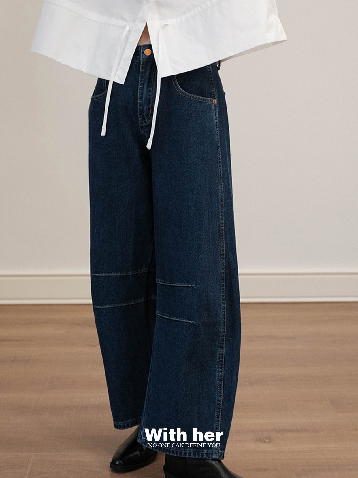 Old School Cropped Jeans