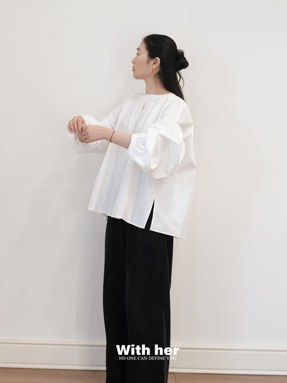 Voluminous Sleeve Shirt