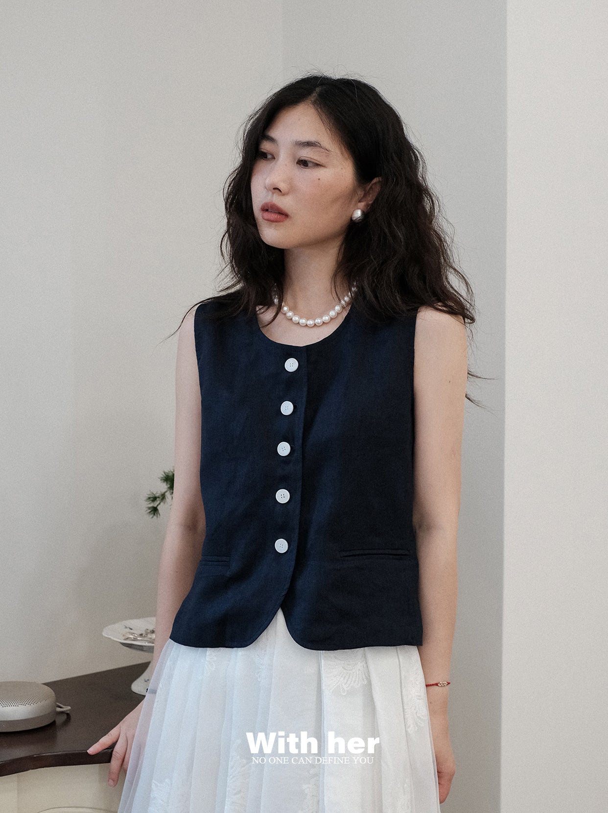 Casual Linen Waistcoat