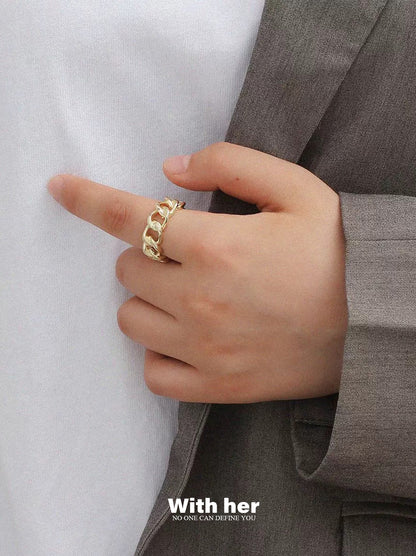 Chain Twist Ring