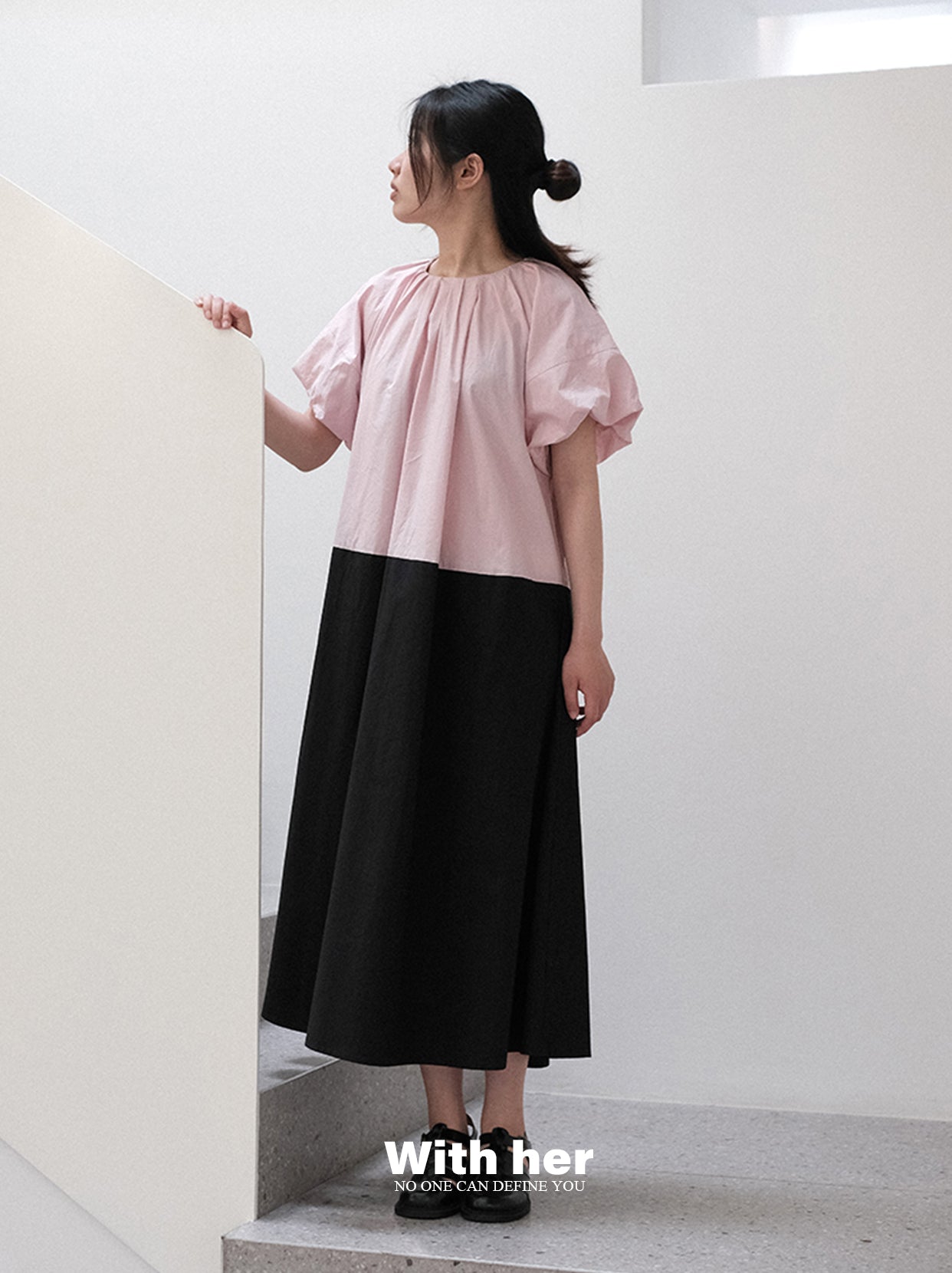 Original Cotton Puff Sleeve Dress