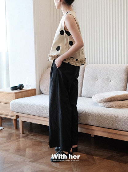 Original Elastic Waist Cropped Pants