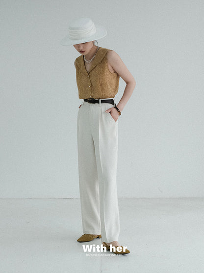 Original White Drape Trousers