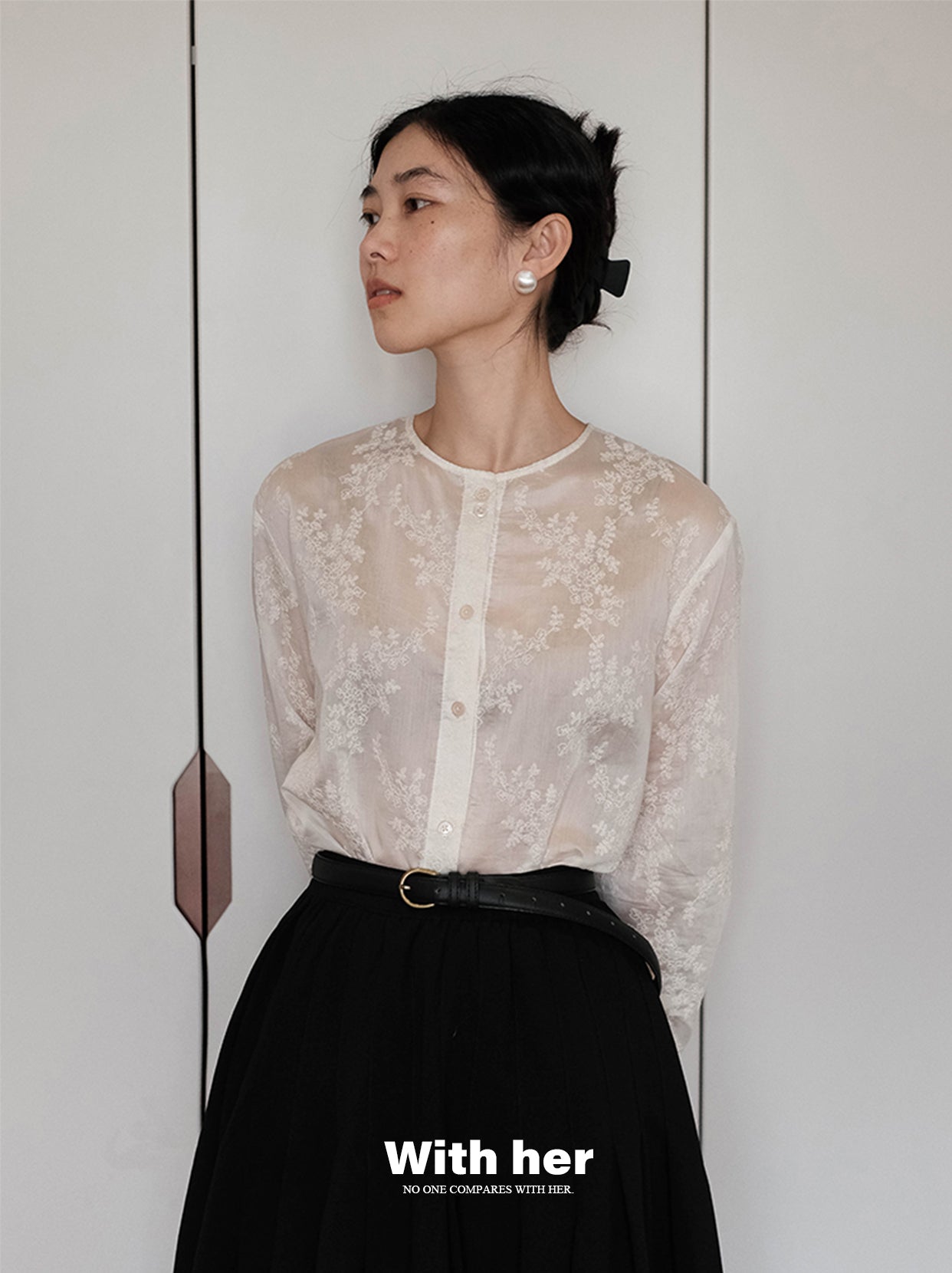 Original Lace Embroidered Shirt
