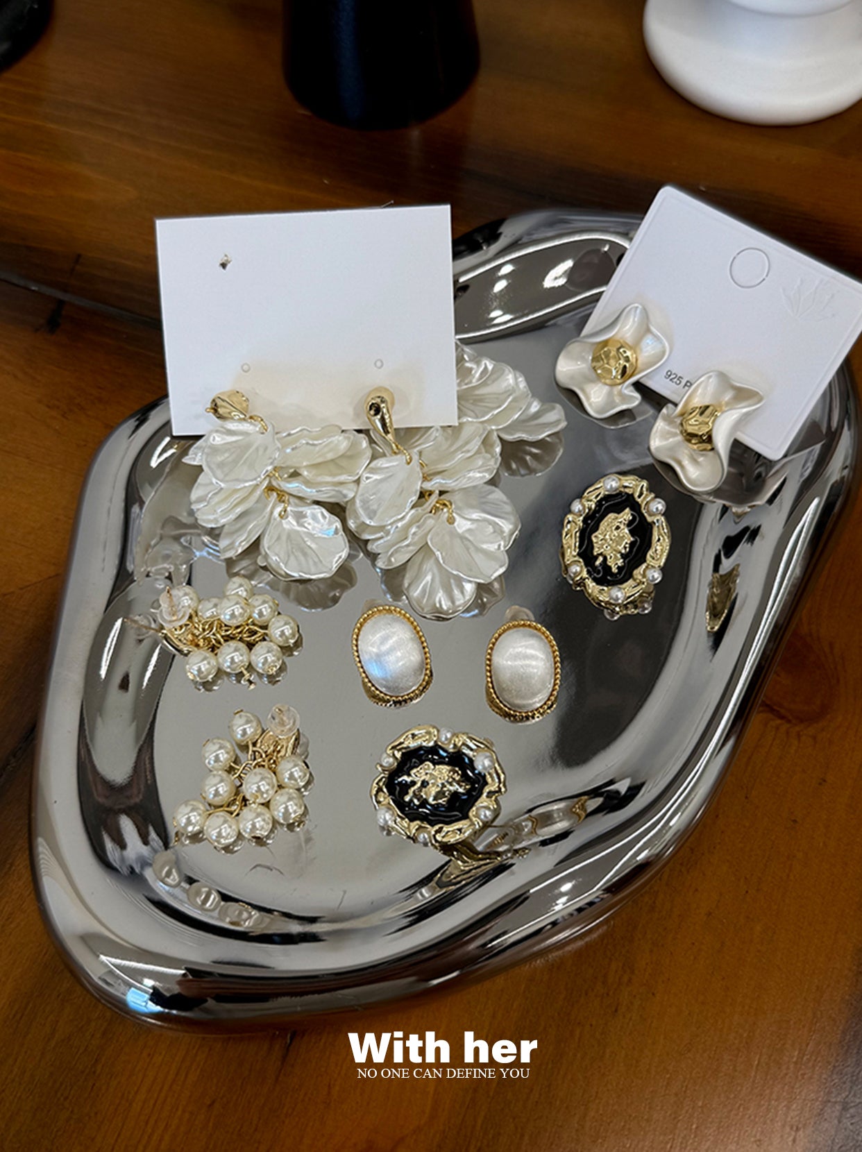 Moonlit Pearl Earrings