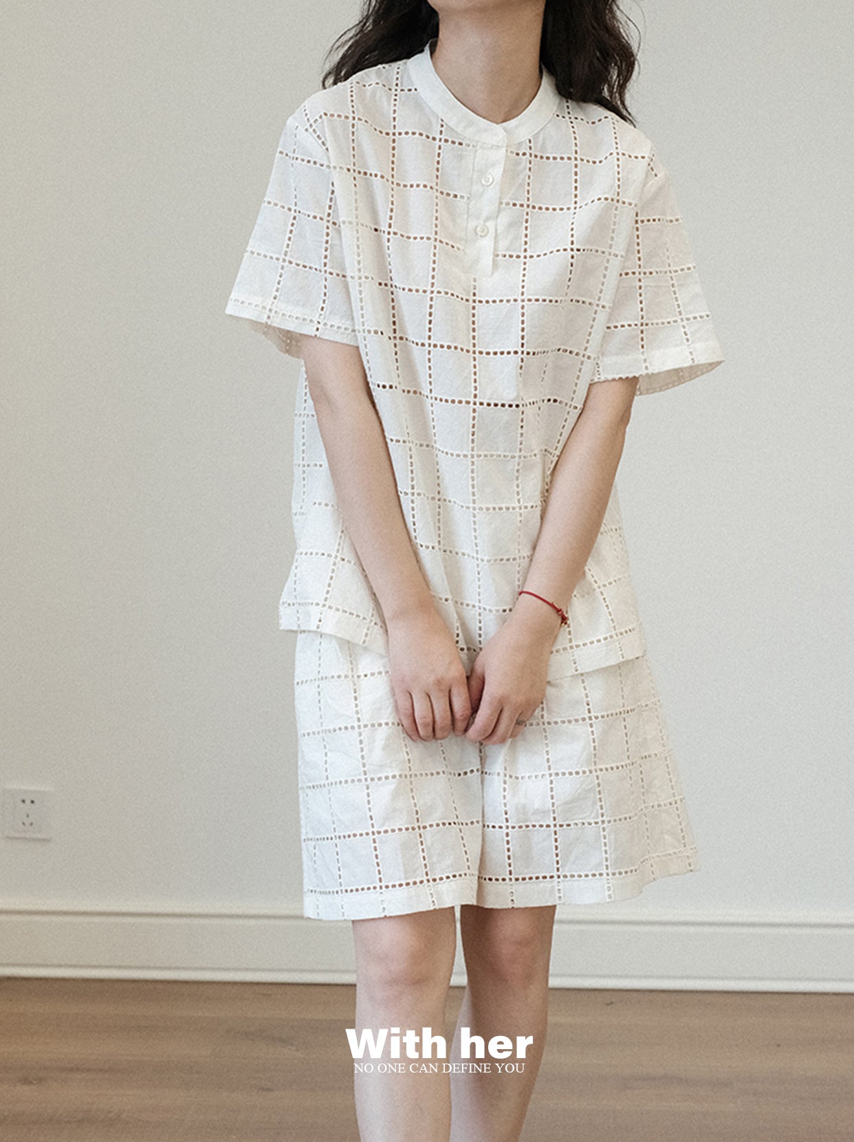 Unisex Mono Grid Tee