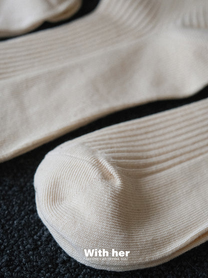 Daily White Sock