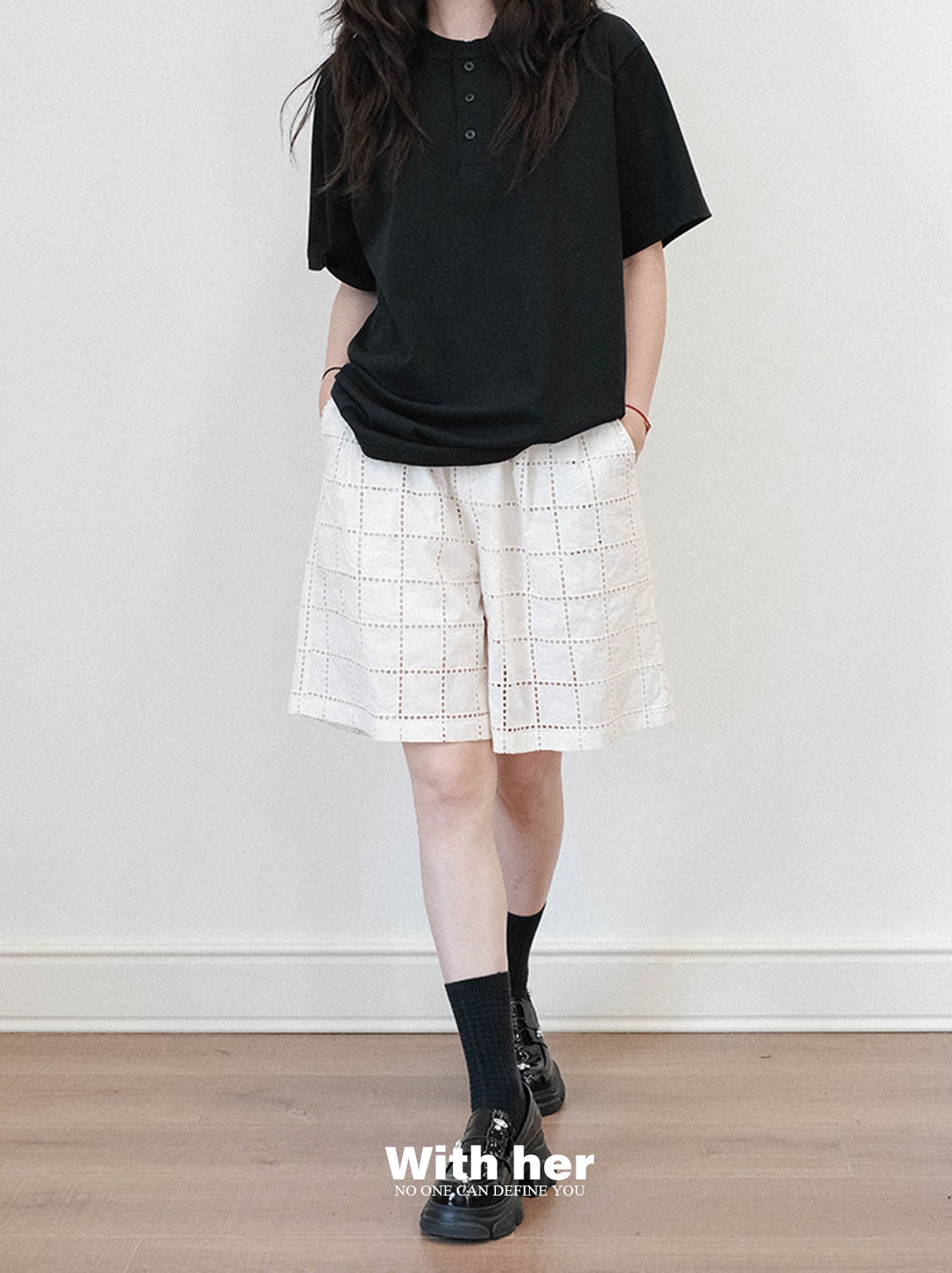 Unisex Classic Grid Shorts