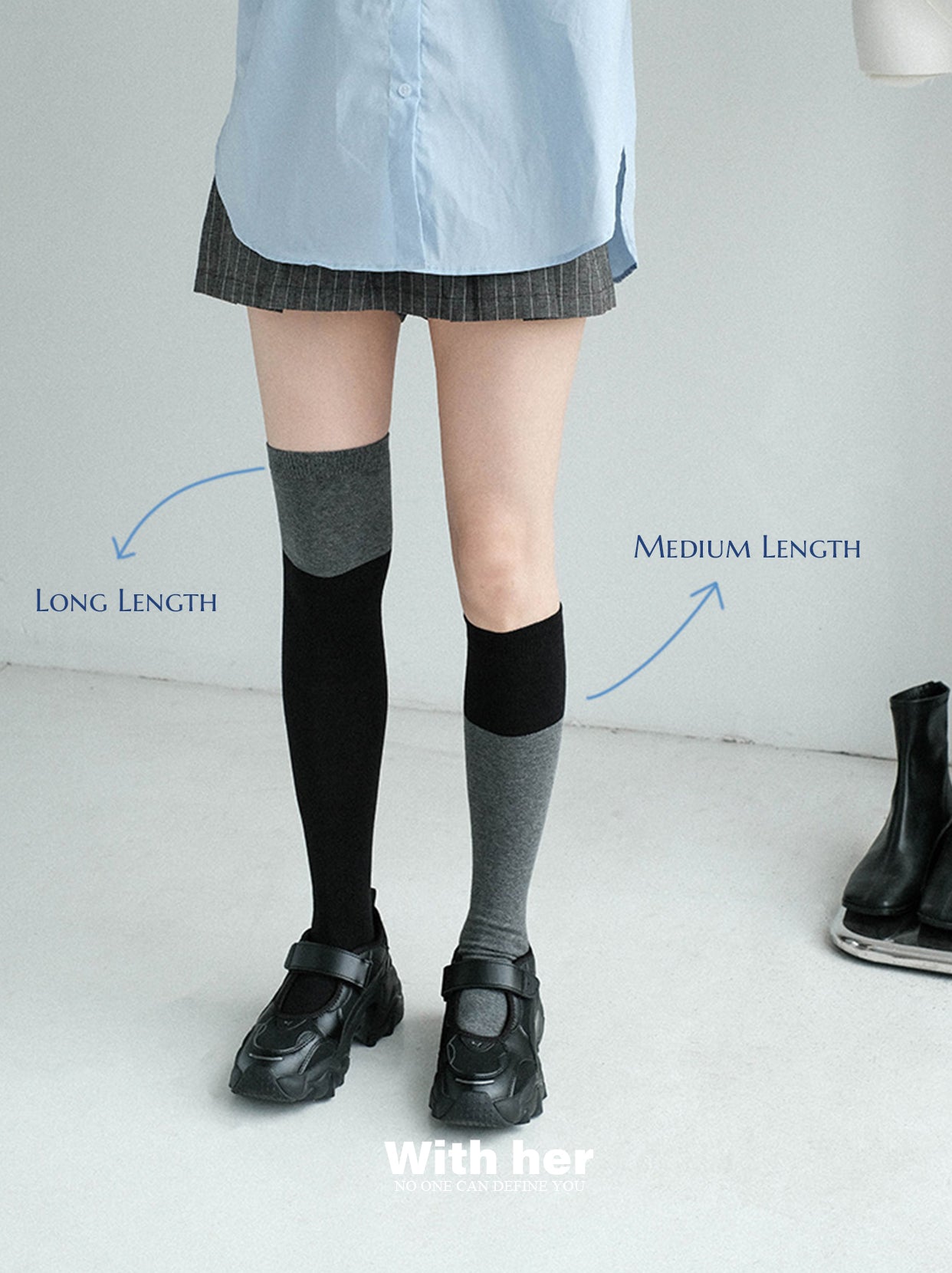 Layered Long Socks