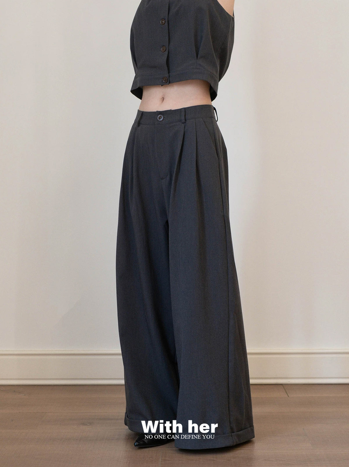 Gray Suit Trousers