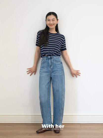 Striped Knit Tee