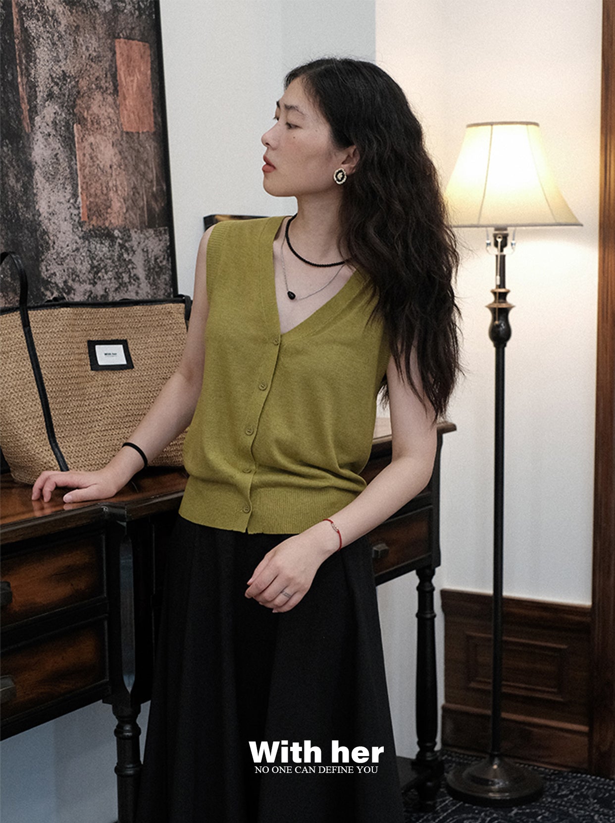 Sleeveless Knit Vest
