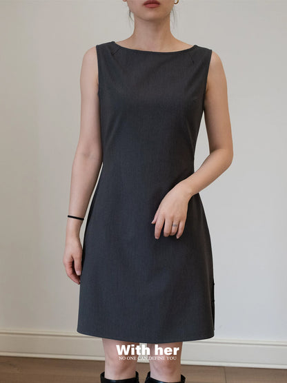 Gray Tank Dress