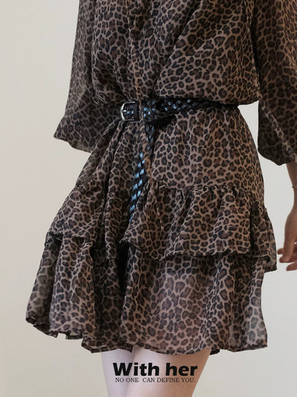 Sultry Leopard Dress