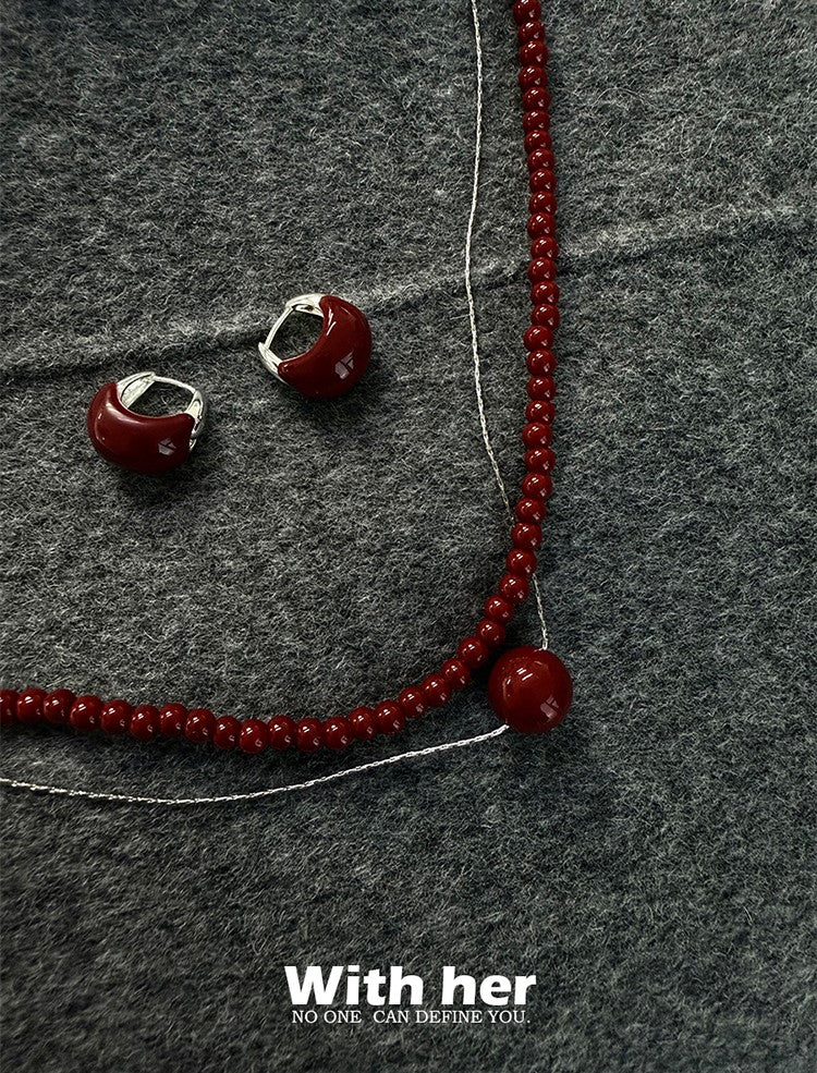 Red Berry Luxe Jewelry Set