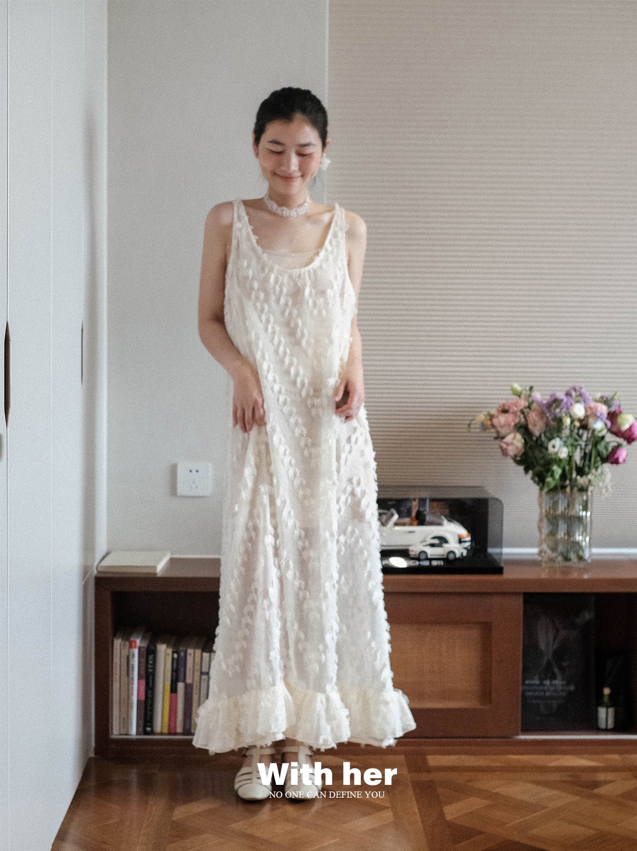 Original Sleeveless Tassel Strap Dress
