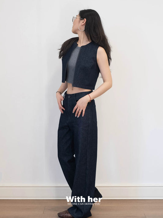 Dual Denim Top