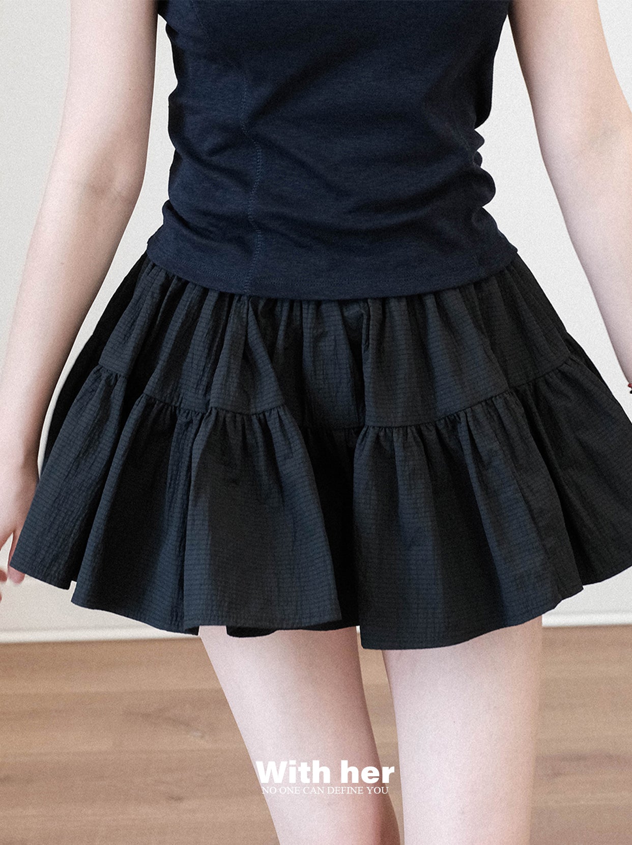 Ballet Fluffy Mini Skirt