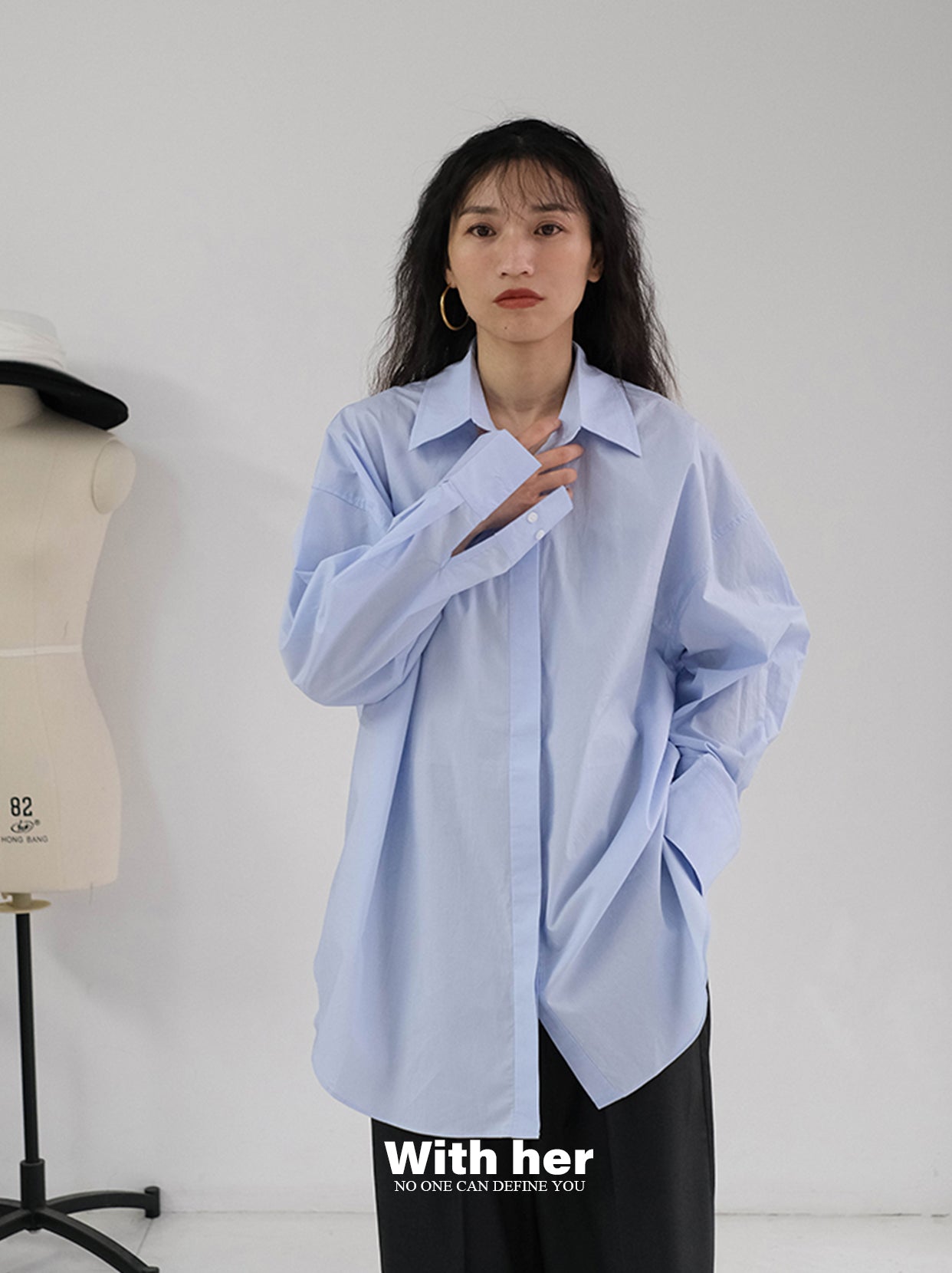 Mizu Blue Blouse