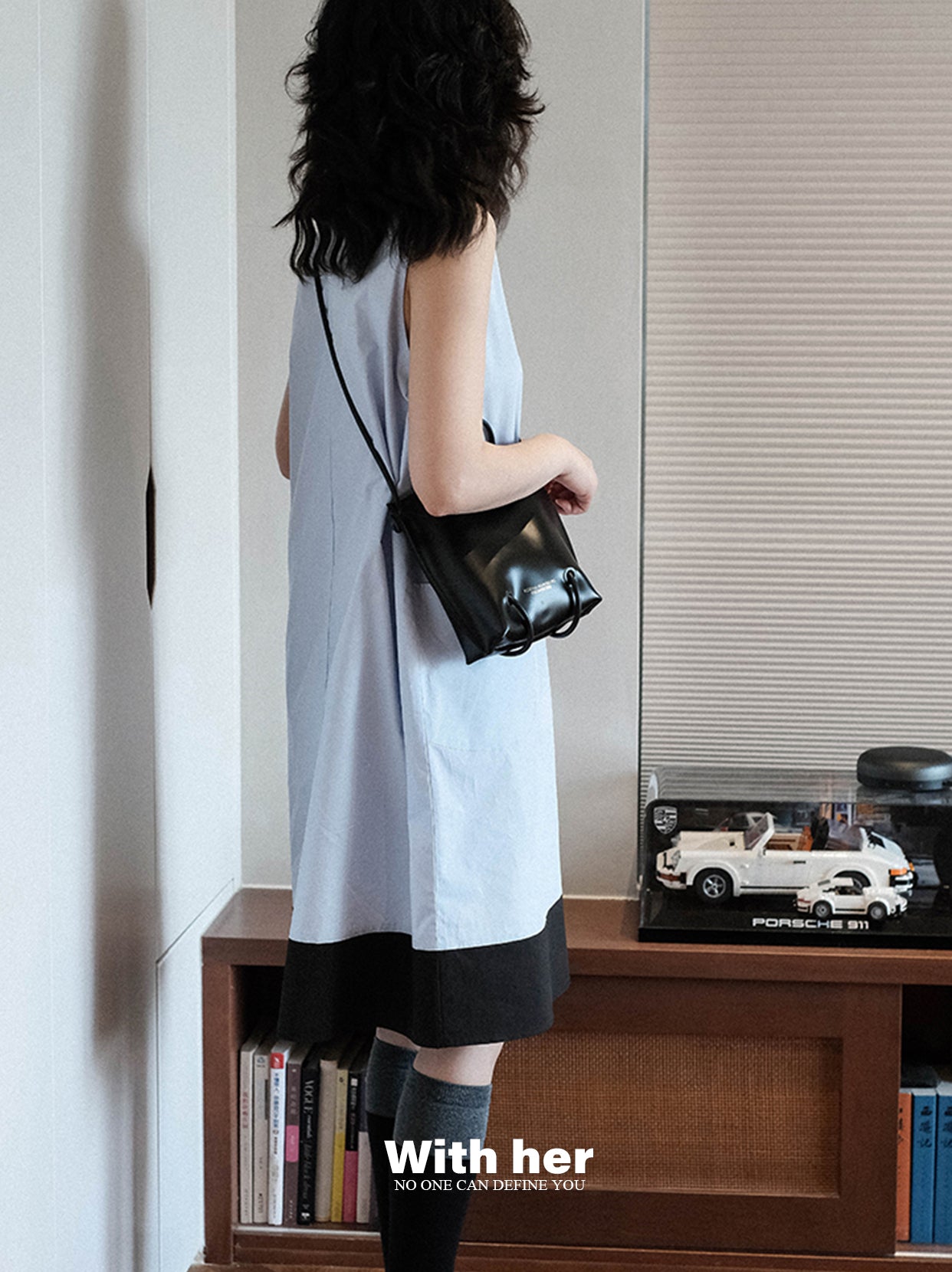Blue Patch Dress