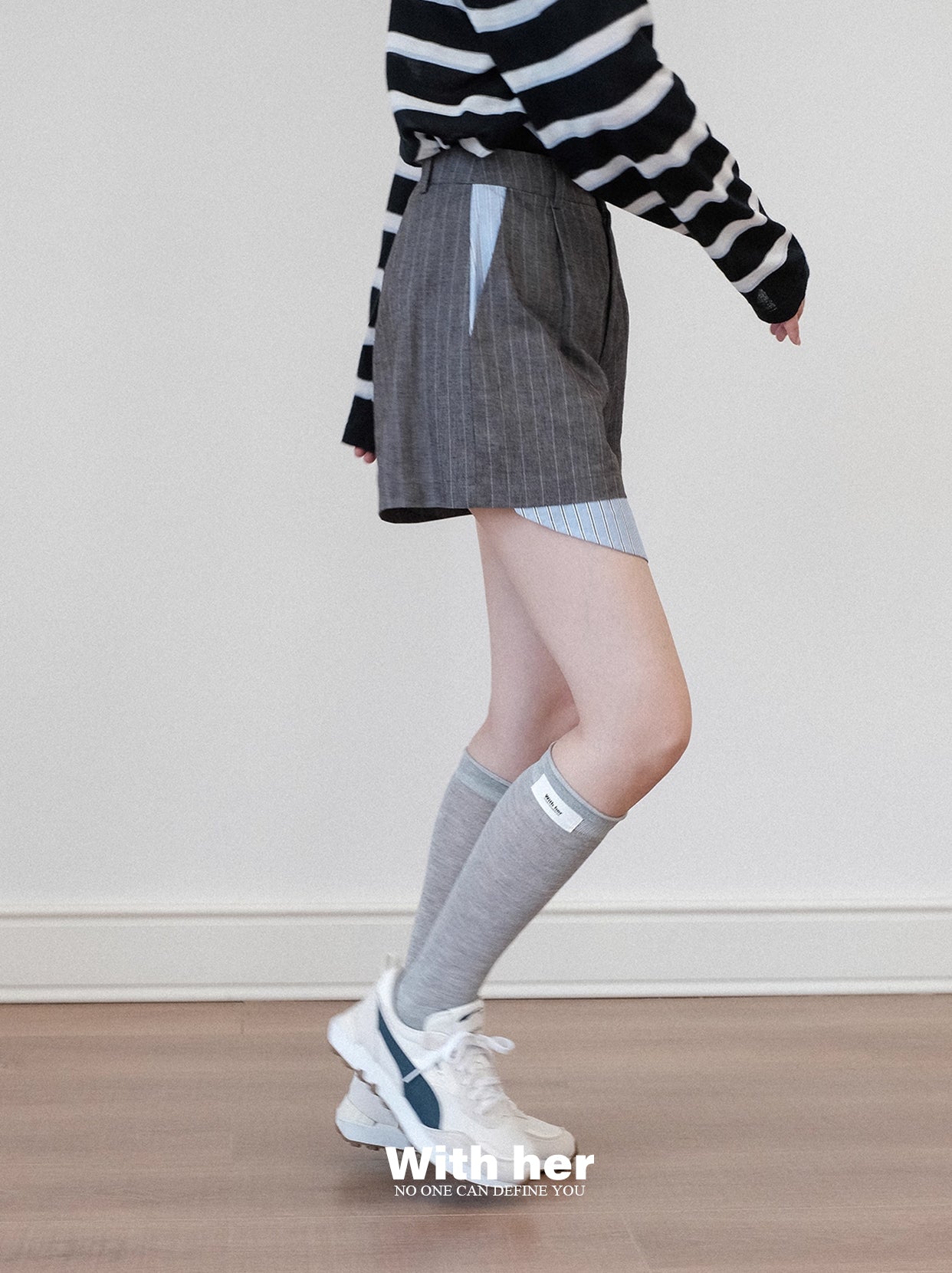 Crosscut Blazer Shorts