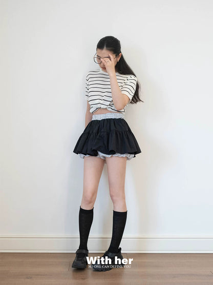 Striped Knit Tee