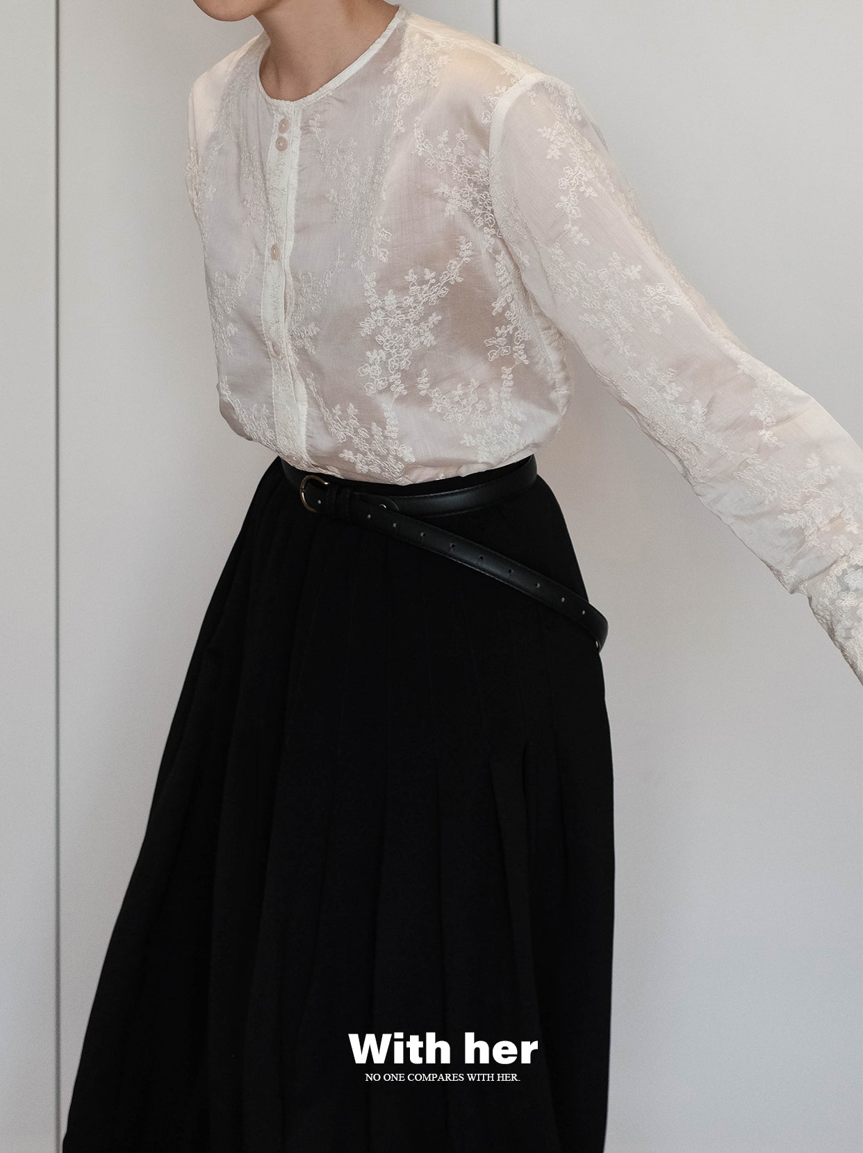Original Lace Embroidered Shirt