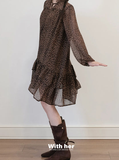 Sultry Leopard Dress