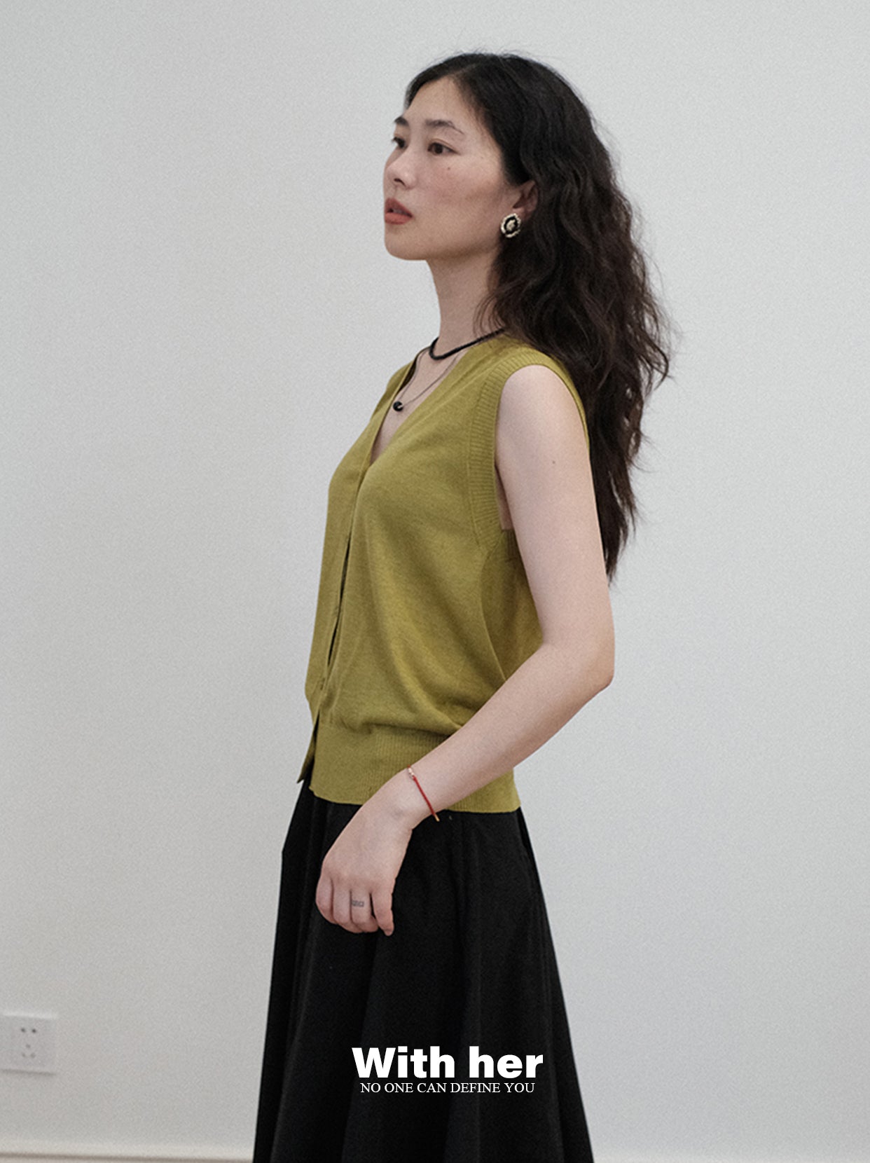 Sleeveless Knit Vest