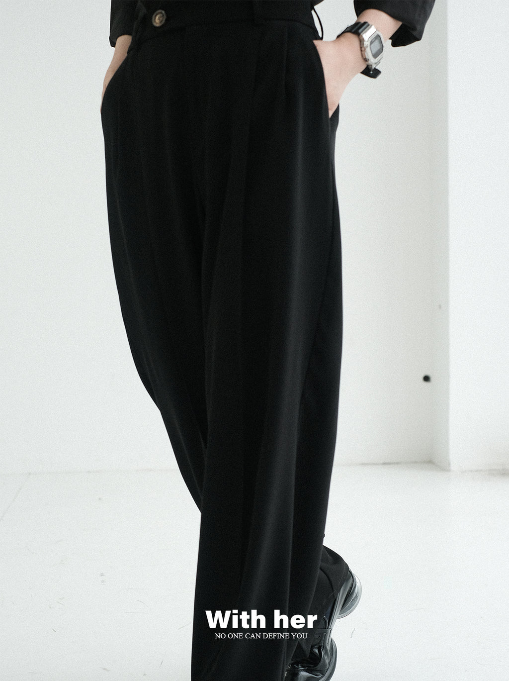 Original Classic Black Suit Trousers
