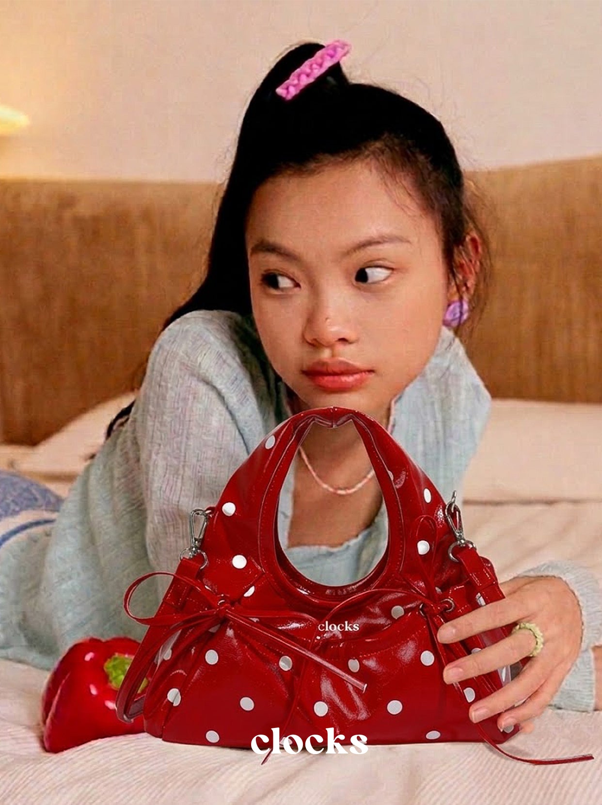 Polka Pixie Mini Bag