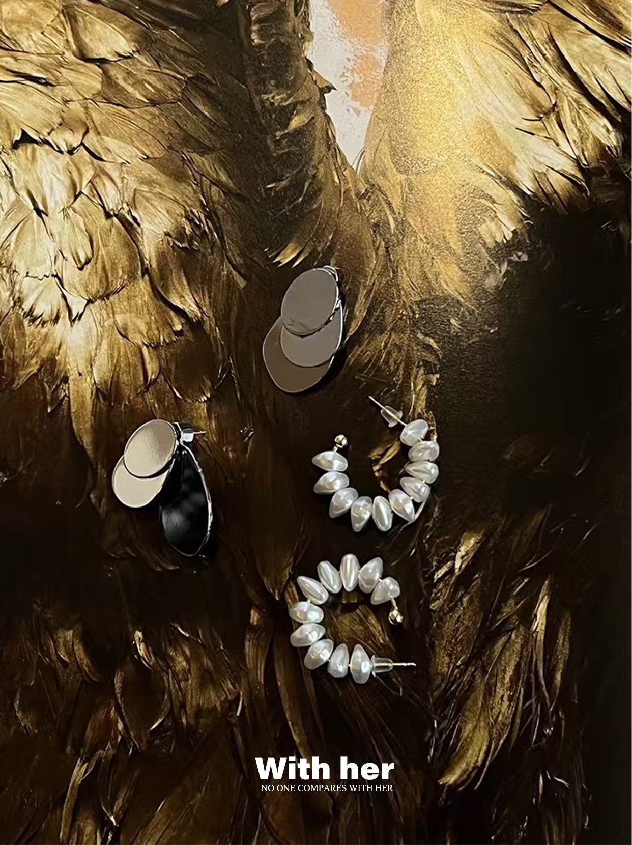 Lustrous Teardrop Earrings