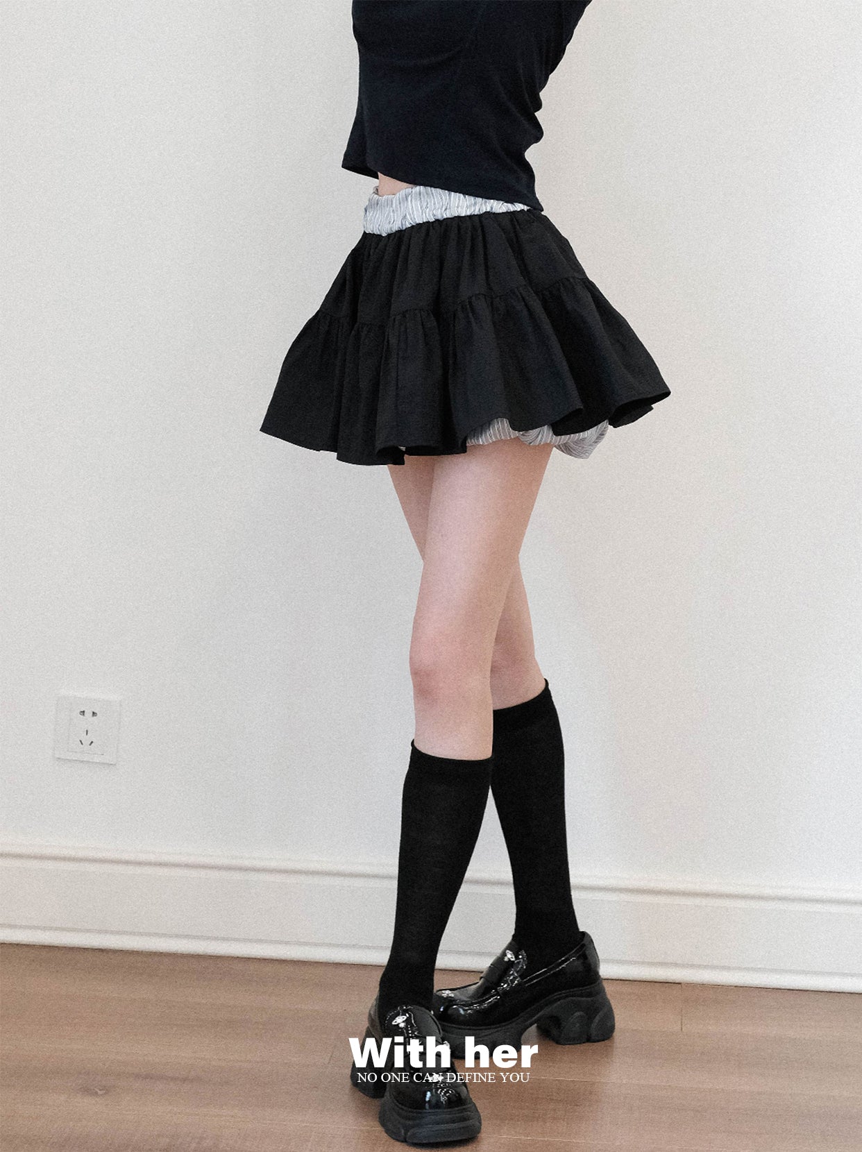 Ballet Fluffy Mini Skirt