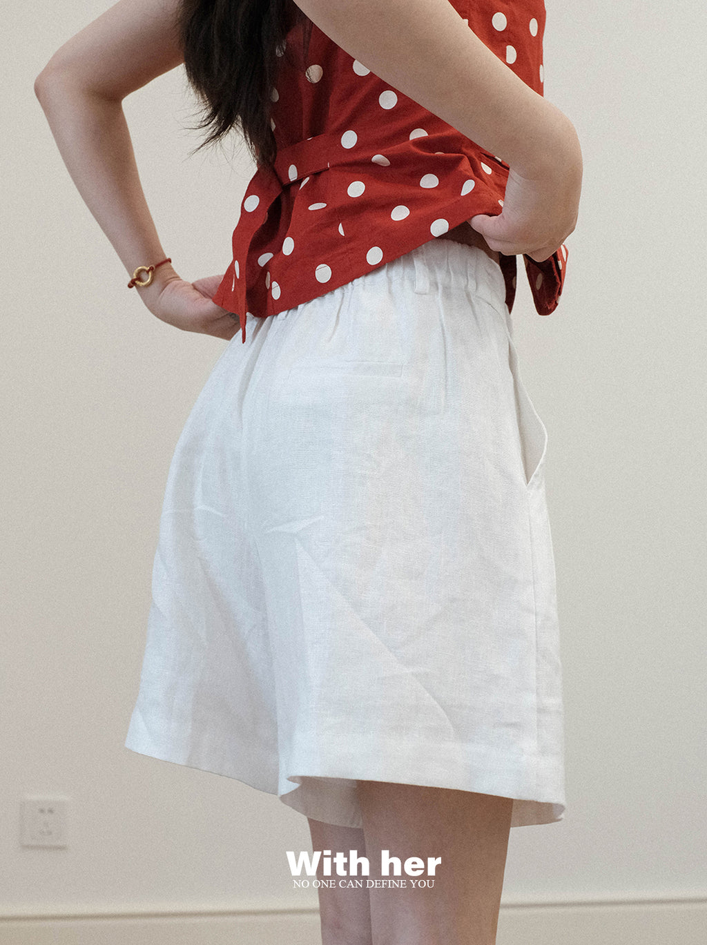 Cotton-linen Shorts