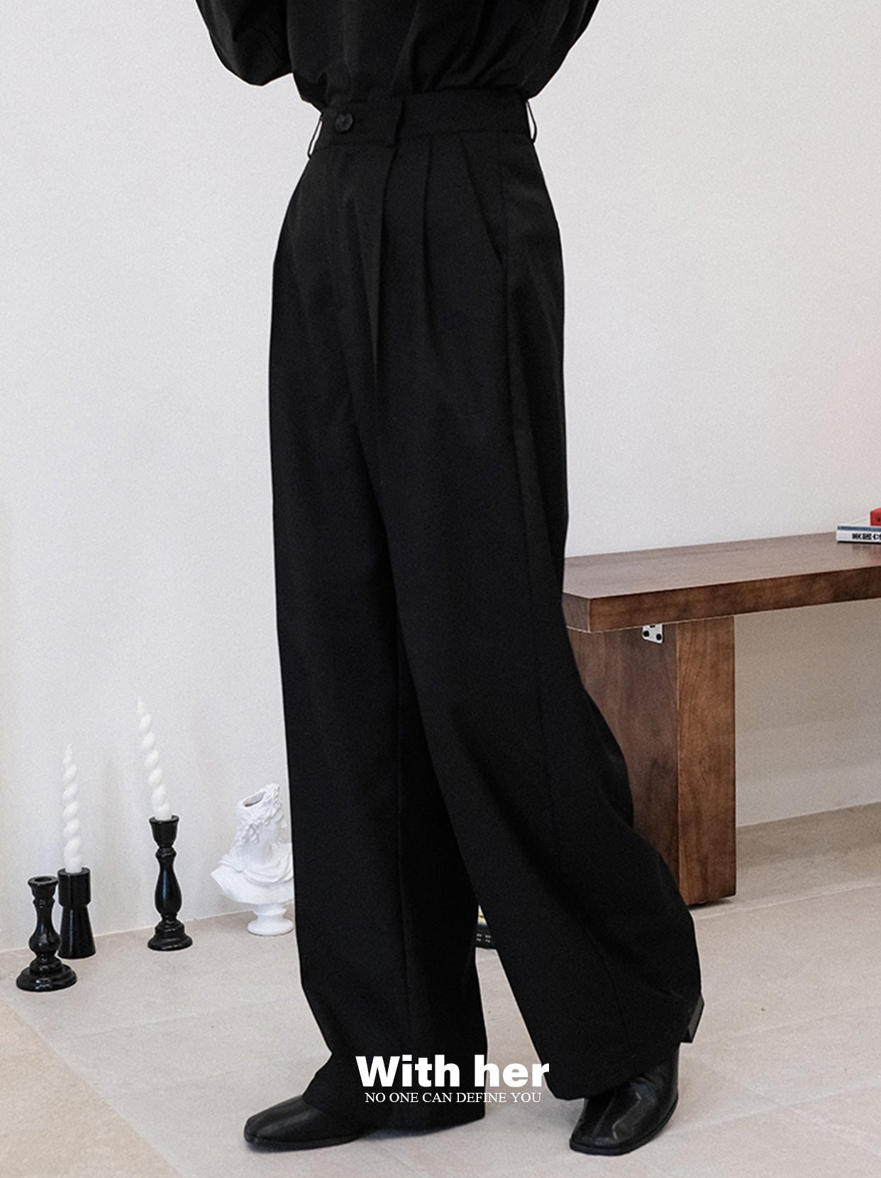 Classic Black Loose Trousers
