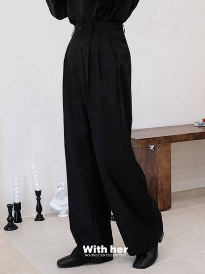 Classic Black Loose Trousers