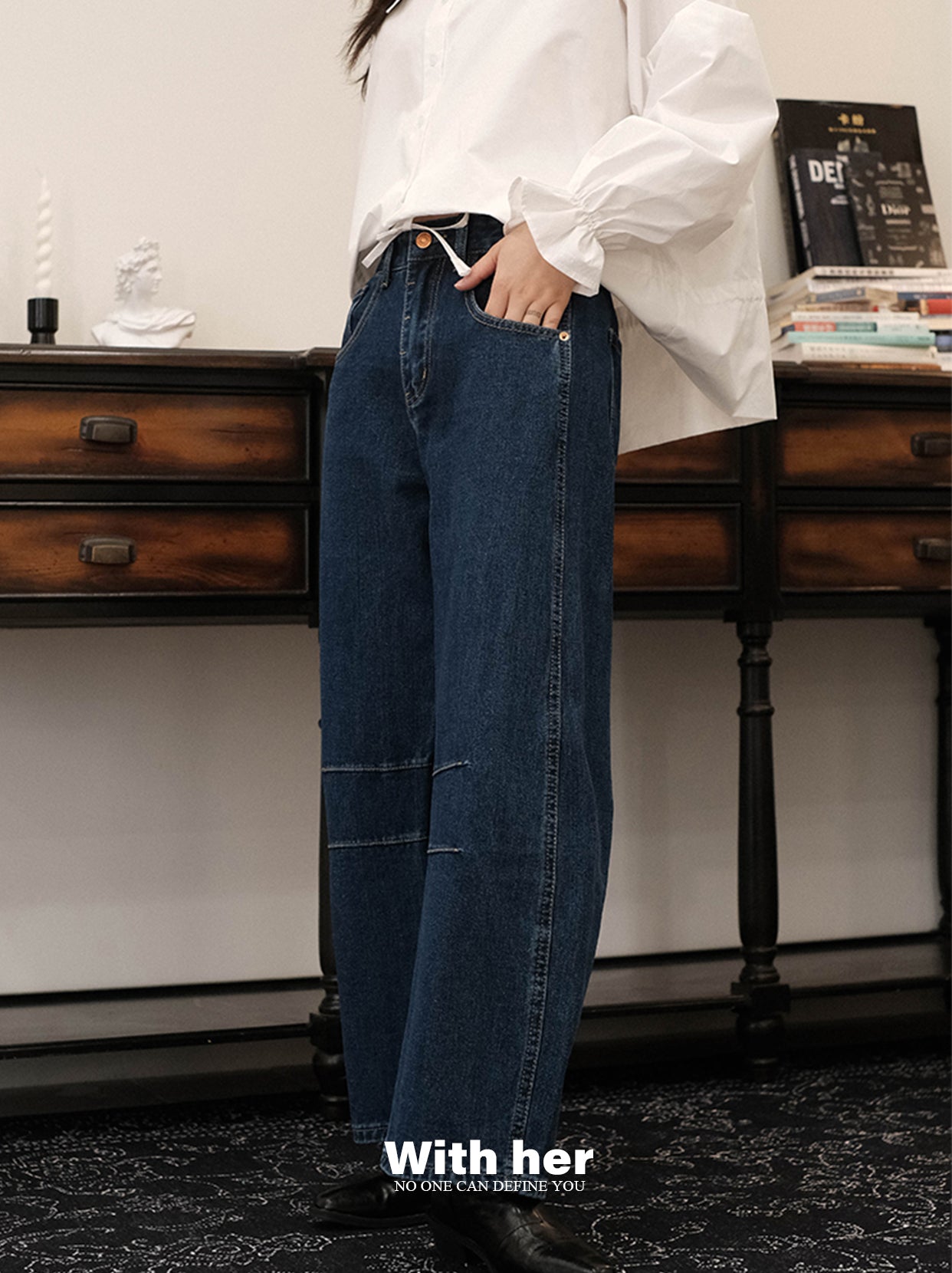 Old School Cropped Jeans