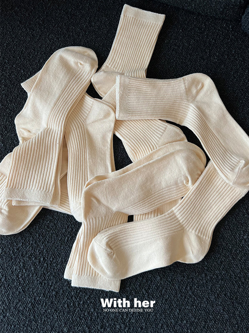 Daily White Sock