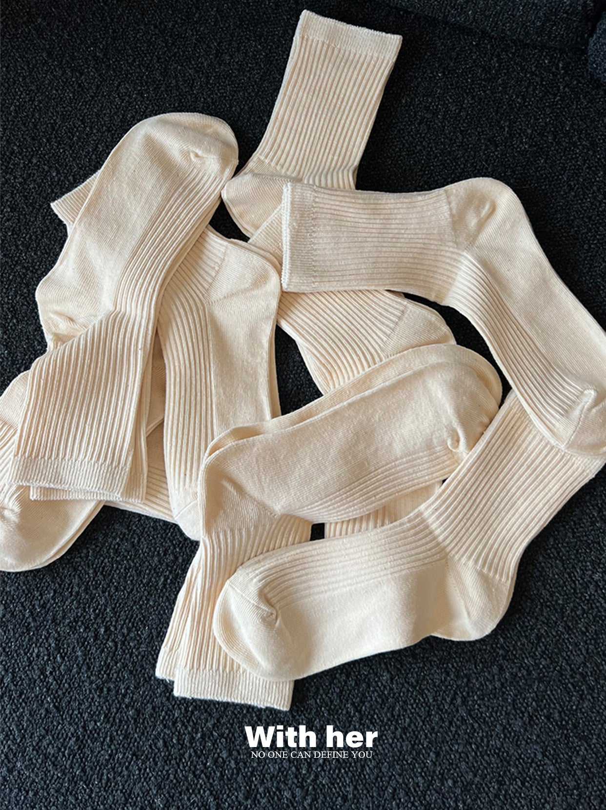 Daily White Sock