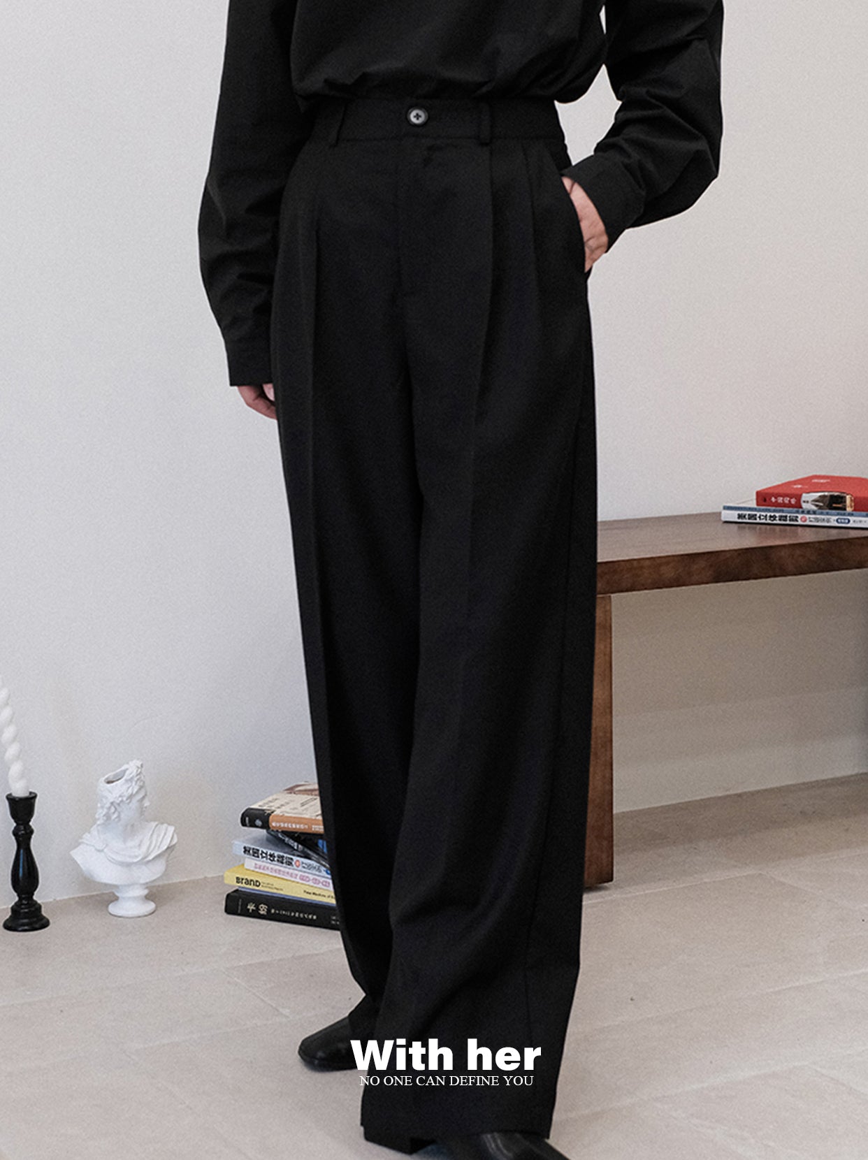 Classic Black Loose Trousers