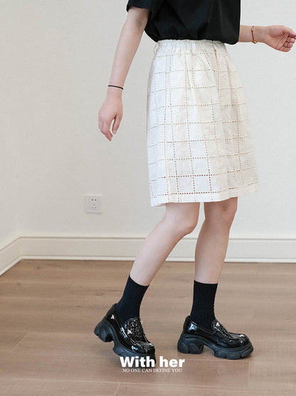 Unisex Classic Grid Shorts